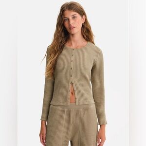 Mate the Label Organic Waffle Crew Cardigan✨NWOT
Sz Small $148